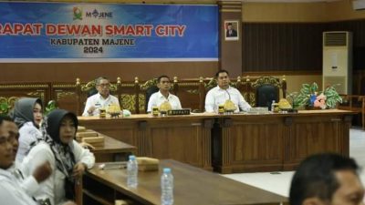Pjs. Bupati Majene H. Habibi Azis Hadiri Rapat Dewan Smart City Kabupaten Majene