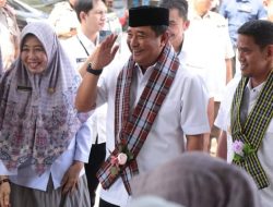 Pj. Gubernur Sulbar dan Pjs. Bupati Majene Tinjau Uji Coba Program Makan Bergizi Gratis di Majene