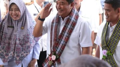 Pj. Gubernur Sulbar dan Pjs. Bupati Majene Tinjau Uji Coba Program Makan Bergizi Gratis di Majene