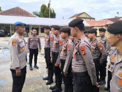 Propam Polres Majene Gelar Razia Smartphone, Antisipasi Judi Online di Kalangan Personel