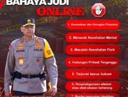 Kapolda Sulbar Sampaikan 7 Poin Penting Bahaya Judi Online!