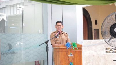 Pjs. Bupati Majene Habibi Azis Ikut Resmikan Kantor Fungsional Sendana PT. Bank Sulselbar Cabang Majene