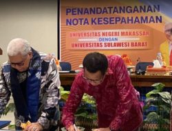 Teken MoU, Unsulbar Resmi Gandeng UNM Tingkatkan Daya Saing Akademik dan Riset